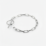 Paperclip T-Bar Bracelet