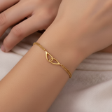 Double Teardrop Bracelet