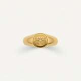 CZ Signet Ring
