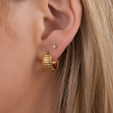 Statement Pleated Hoops