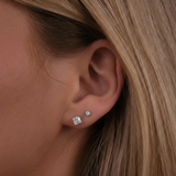 Princess Solitaire Studs