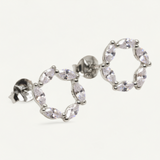 Marquise Circle Studs