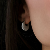 Chunky Oval Hoops