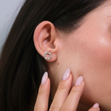 Marquise Circle Studs