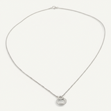 Double Open Circle Necklace
