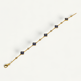 Blue Multi Clover Bracelet