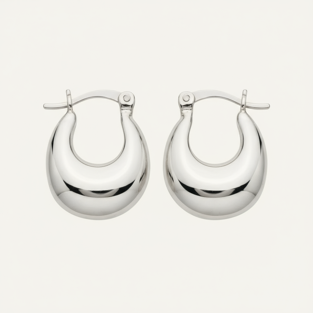 Chunky Oval Hoops