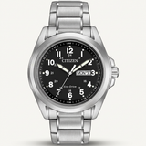 Gents stainless steel bracelet watch