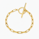 Paperclip T-Bar Bracelet