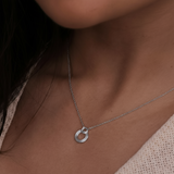 Double Open Circle Necklace