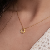 Double Open Circle Necklace