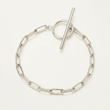 Paperclip T-Bar Bracelet