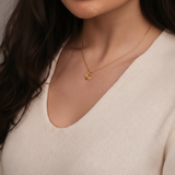 Double Open Circle Necklace