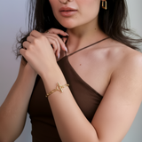 Paperclip T-Bar Bracelet