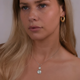 Rope Oval Hoops - Textured Gold Plated Hoop Earrings