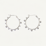 Beaded Hoops