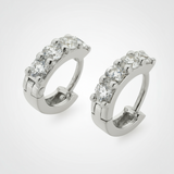 Mini CZ Huggie Earrings